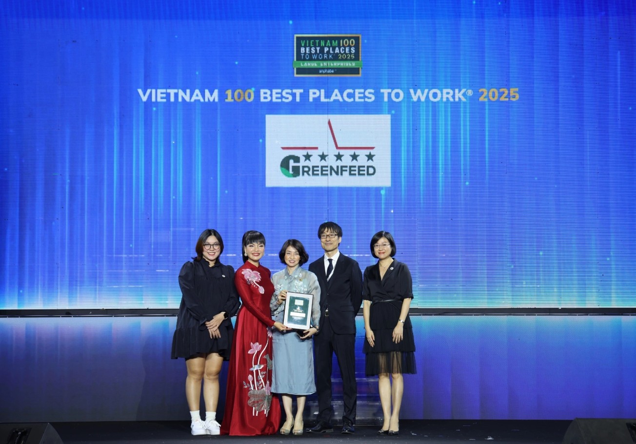 Greenfeed vào Top 100 nơi làm việc tốt nhất Việt Nam