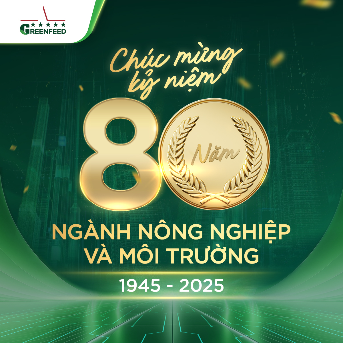 MỪNG KỶ NIỆM 80 NĂM NGÀNH NÔNG NGHIỆP VÀ MÔI TRƯỜNG VIỆT NAM