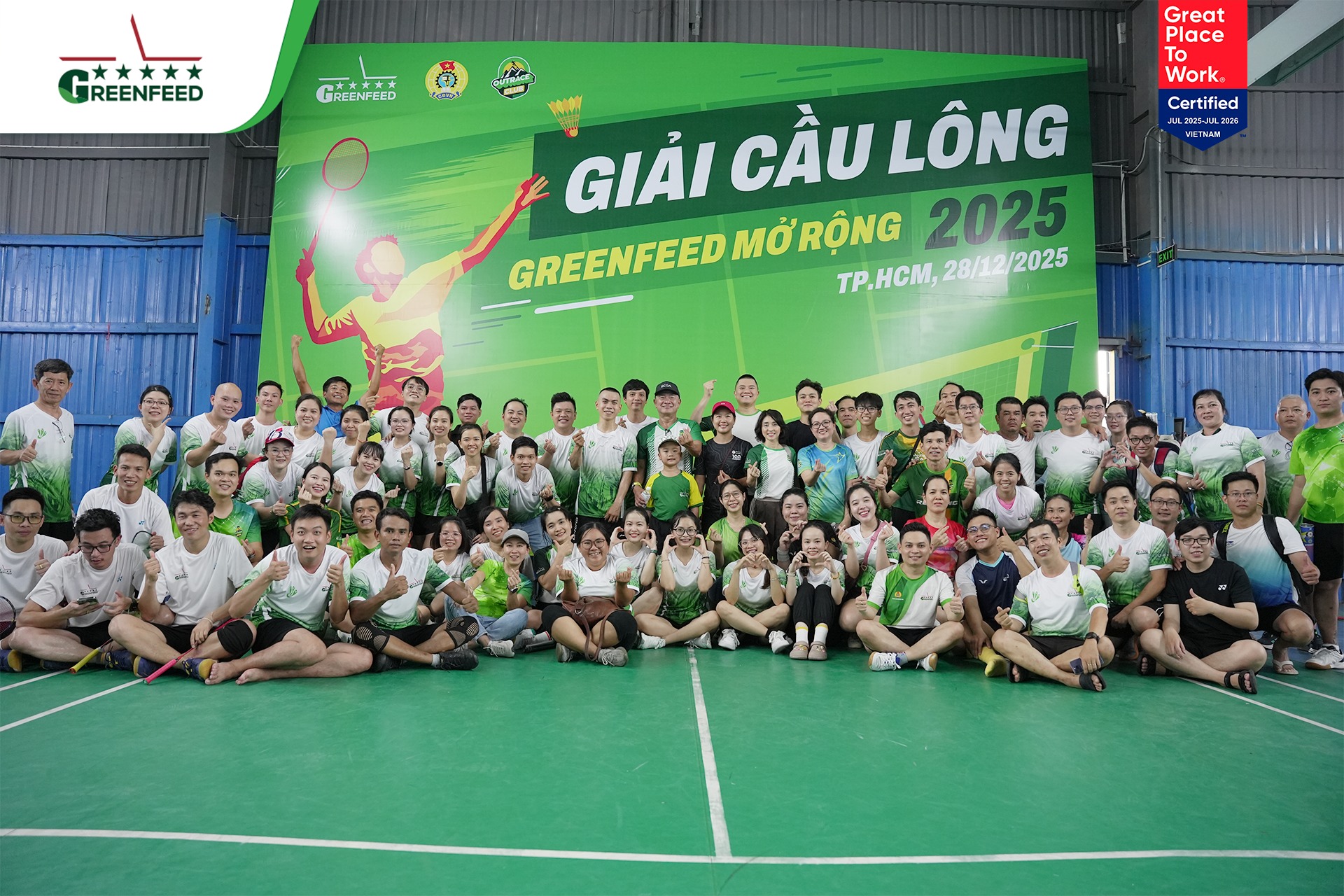 GREENFEED BADMINTON OPEN TOURNAMENT 2025: COMPETING WHOLEHEARTEDLY IN THE SPIRIT OF TEAMWORK