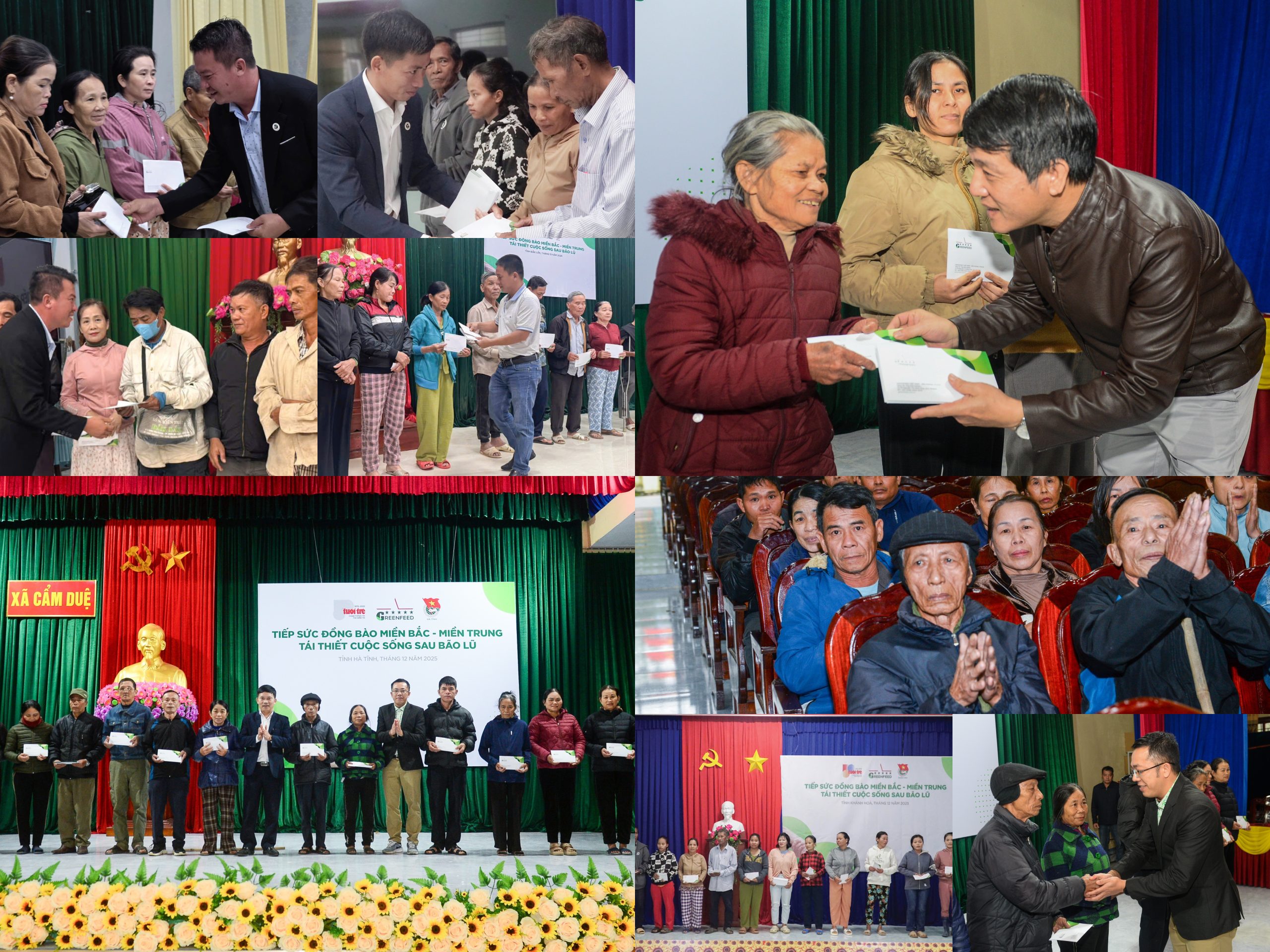 HÀNH TRÌNH HỖ TRỢ SINH KẾ CHO BÀ CON SAU BÃO LŨ ĐÃ CHÍNH THỨC LĂN BÁNH