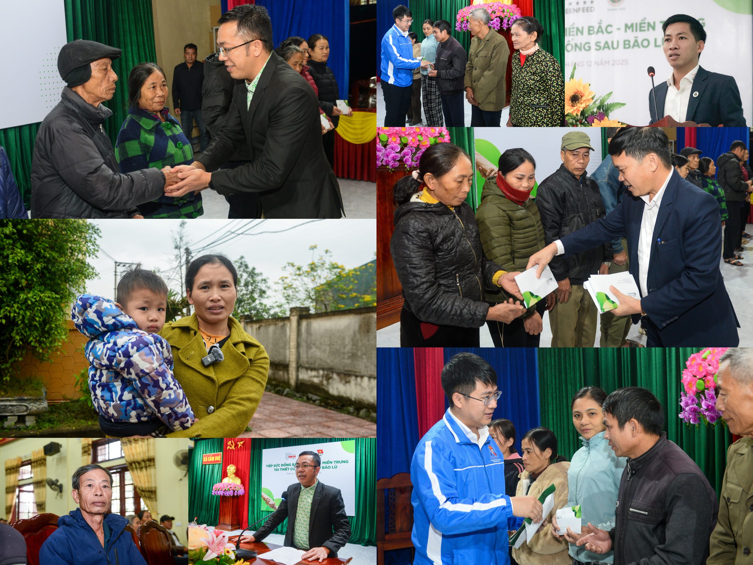 HÀNH TRÌNH HỖ TRỢ SINH KẾ CHO BÀ CON SAU BÃO LŨ ĐÃ CHÍNH THỨC LĂN BÁNH