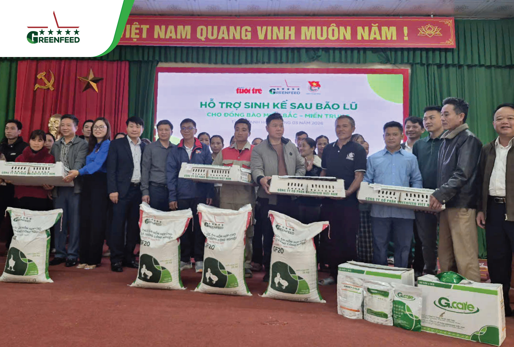 BÀ CON THANH HÓA NHẬN GÀ GIỐNG TỪ GREENFEED, TỪNG BƯỚC GÂY DỰNG LẠI SINH KẾ