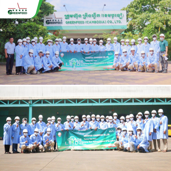 GREENFEED WELCOMES STUDENTS FROM KAMPONG CHAM NATIONAL INSTITUTE OF AGRICULTURE (CAMBODIA) FOR A FACTORY LEARNING VISIT