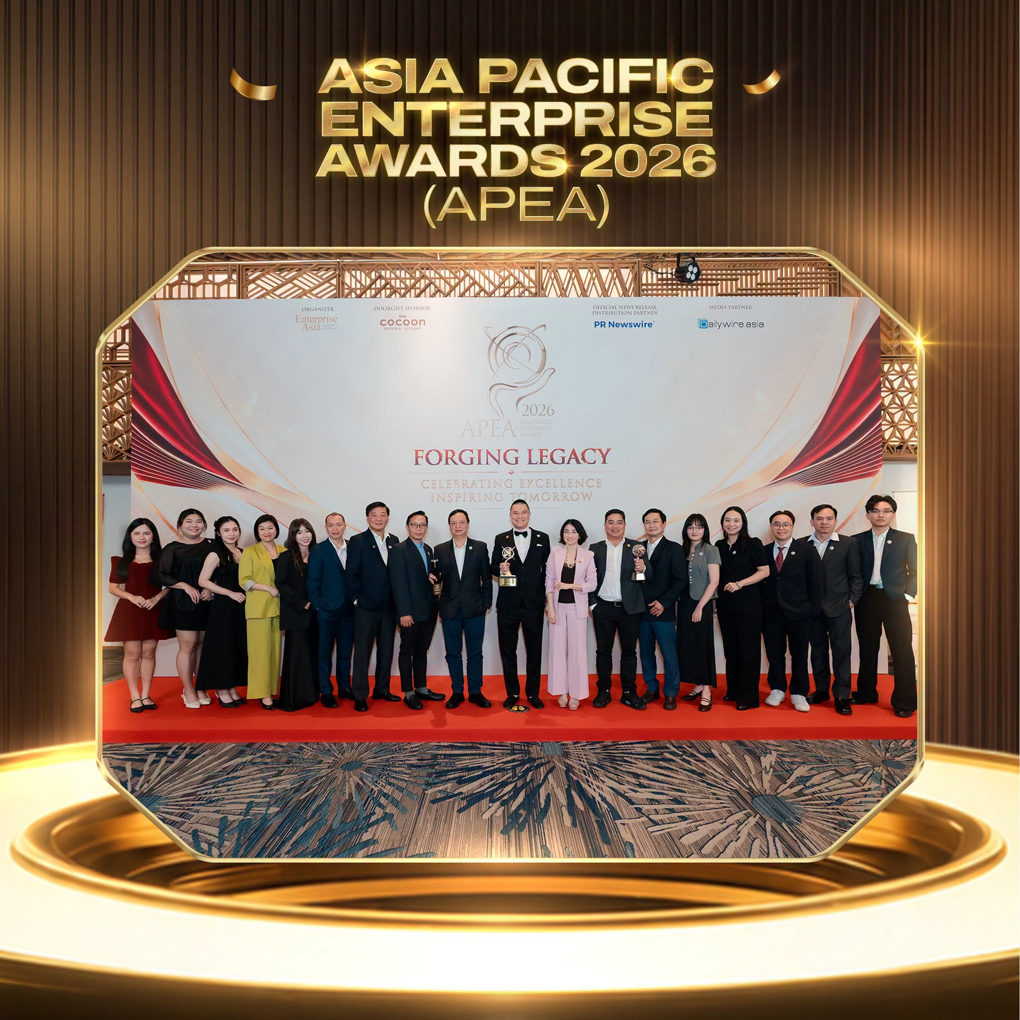 Một Thập Kỷ Rạng Danh Tại Asia Pacific Enterprise Awards